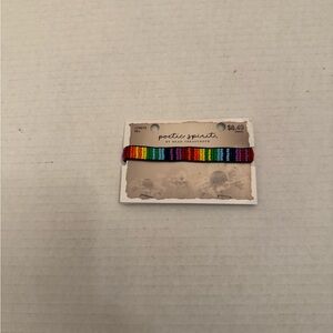 Poetic Spirit Rainbow Seed Bead Bracelet - Multicolor